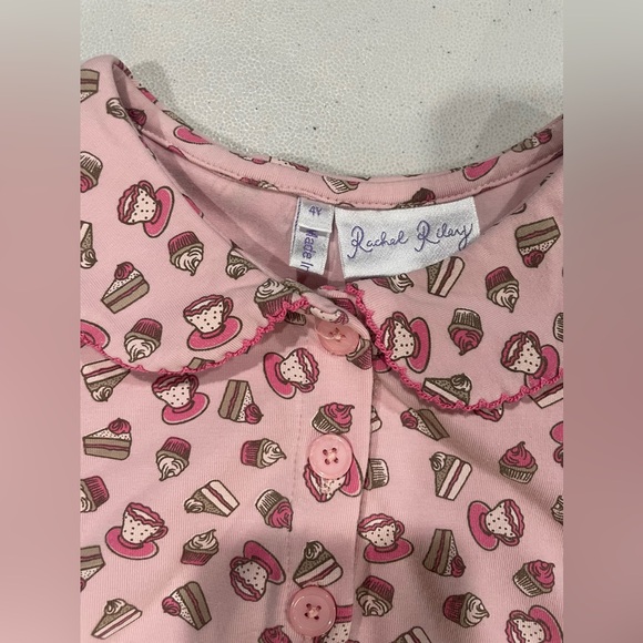 Rachel Riley Pink Cupcake Pattern Dress - Picture 2 of 3